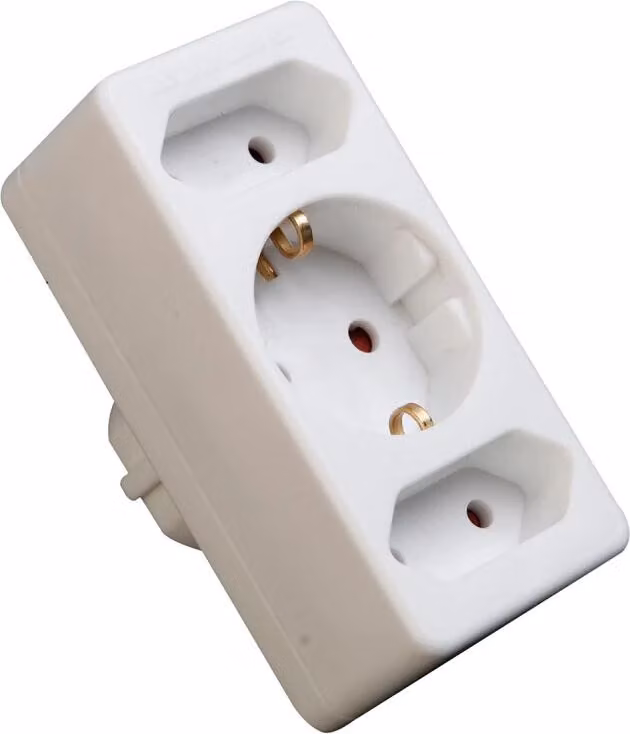 Lex SL-015 Presa divisa 2x piatta + 1x rotonda