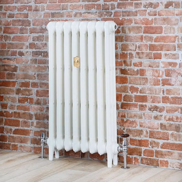 Radiatore Tradizionale in Ghisa - 660mm x 263mm - Bianco Porcellana