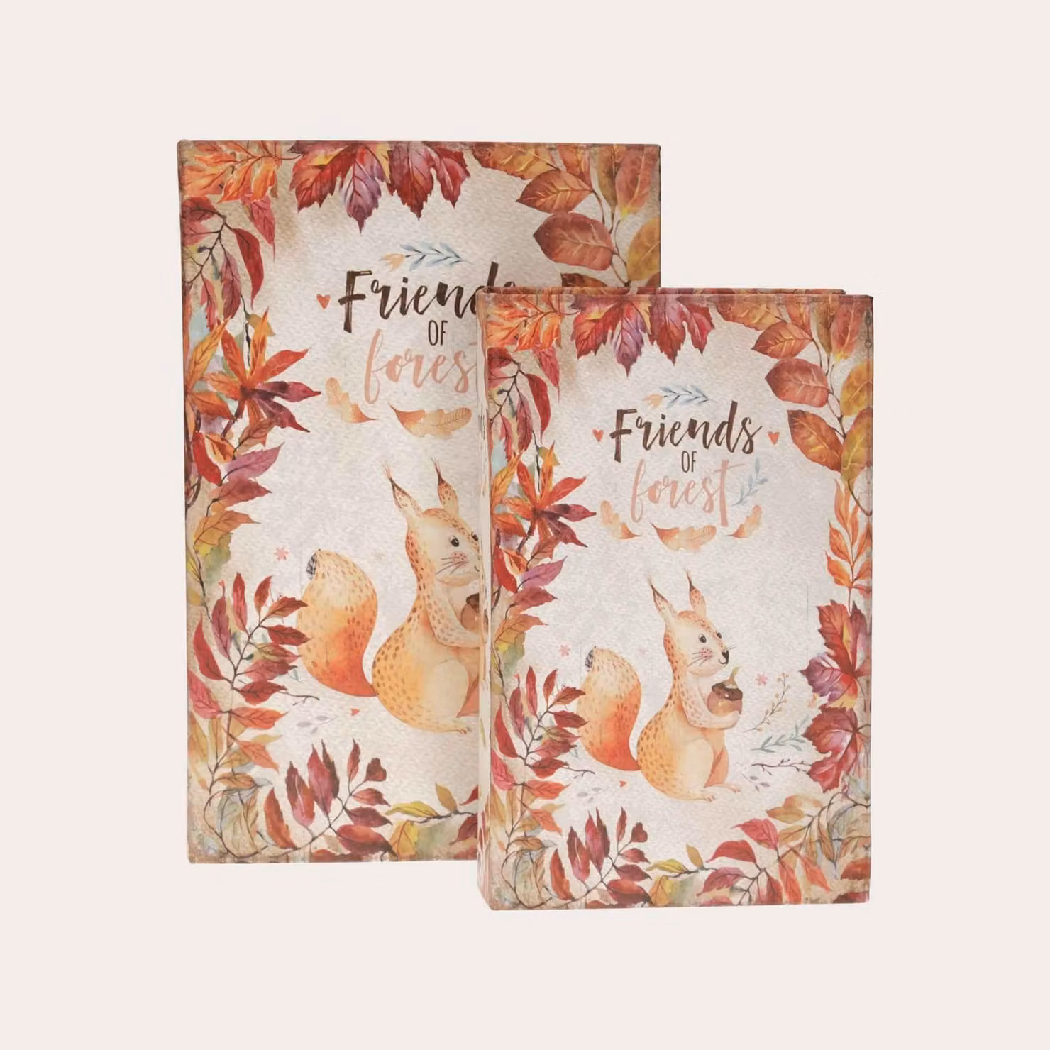 KEYHOMESTORE | Set di Due Scatole Libro in MDF