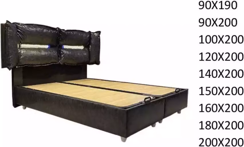 Holz Design Bett Doppel Luxus Ehe Modernes Hotel Gestell Schlaf Zimmer Betten
