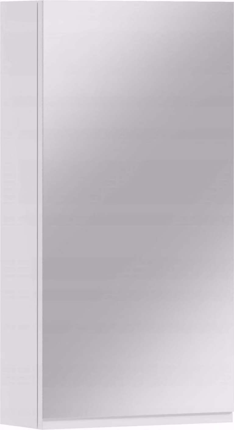 ADK Möbel - Mobile bagno sospeso - con specchio Antico 40 - 78x40x17 cm - bianco