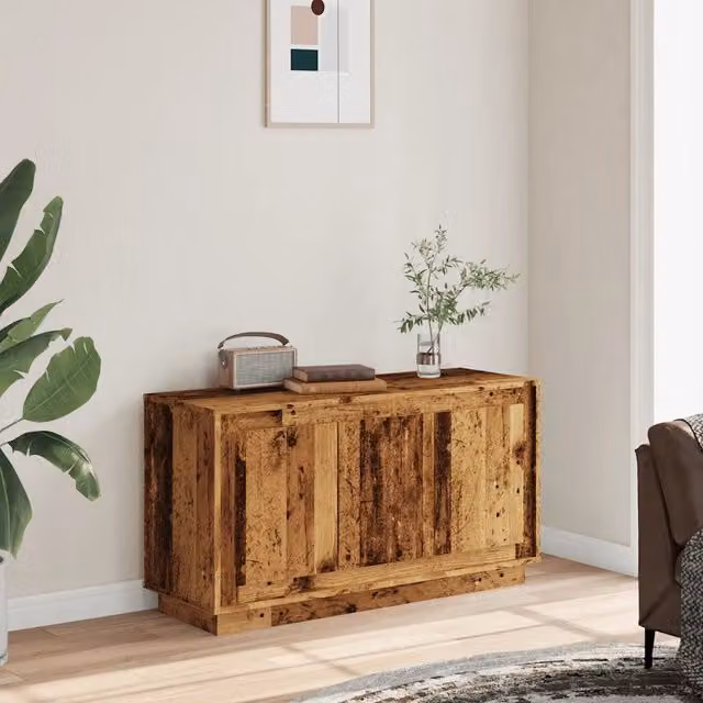 Credenza-Buffet-Armadio da cucina Legno Antico 102x35x55 cm in Legno Multistrato