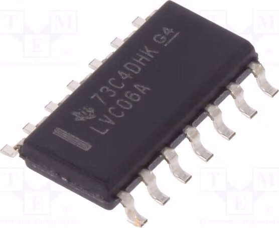 3x, Serie di controllo: 74 SN7406AD, trasmettitore, driver SMD, canali: 6