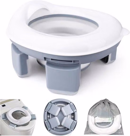 Gabinetto portatile per bambini, pieghevole, per interni ed esterni, WC da viaggio per bambini