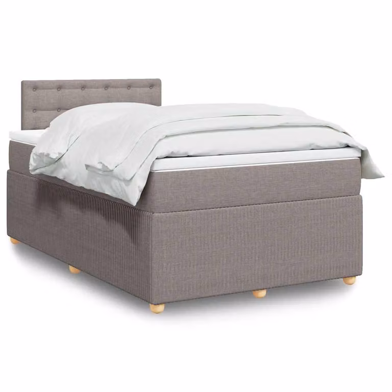 vidaXL Letto Ibrido con Materasso in Tessuto, L/P/H: 120 x 200 cm
