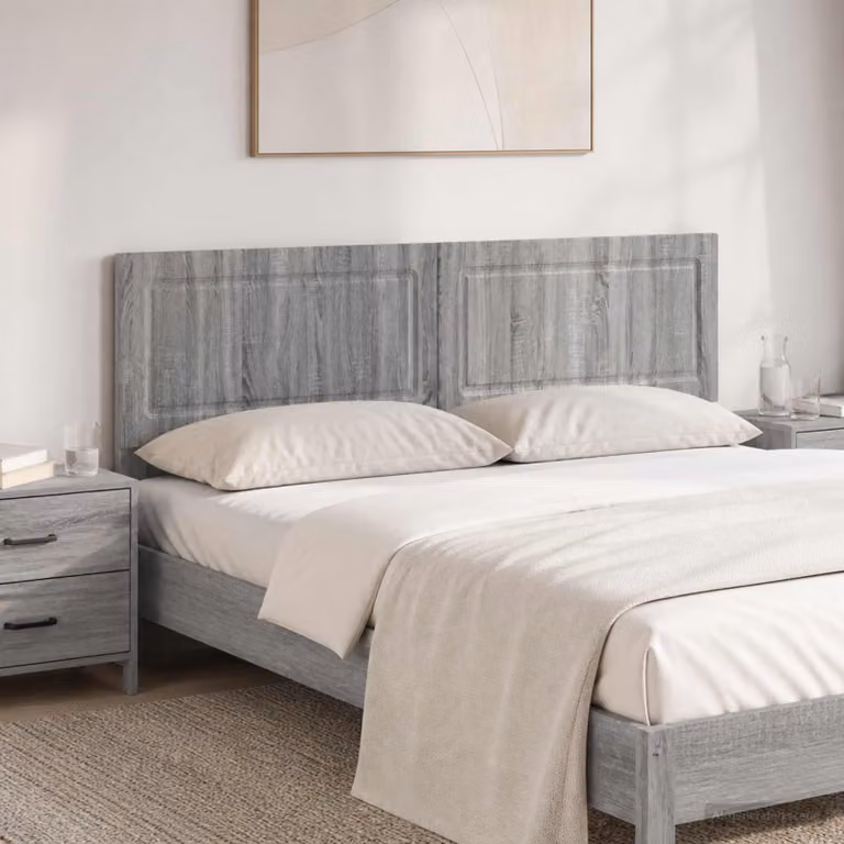 Testiera da muro vidaXL UTRECHT in legno ingegnerizzato grigio opaco
