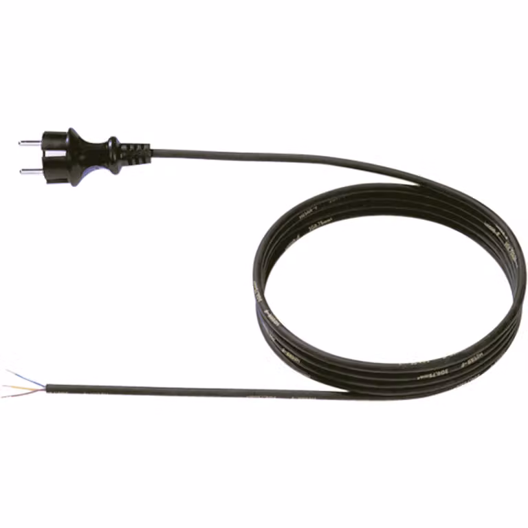 Cavo di alimentazione in neoprene BACHMANN 3G0,75 3m, H05RR-F 3G0,75 nero 32/AEH