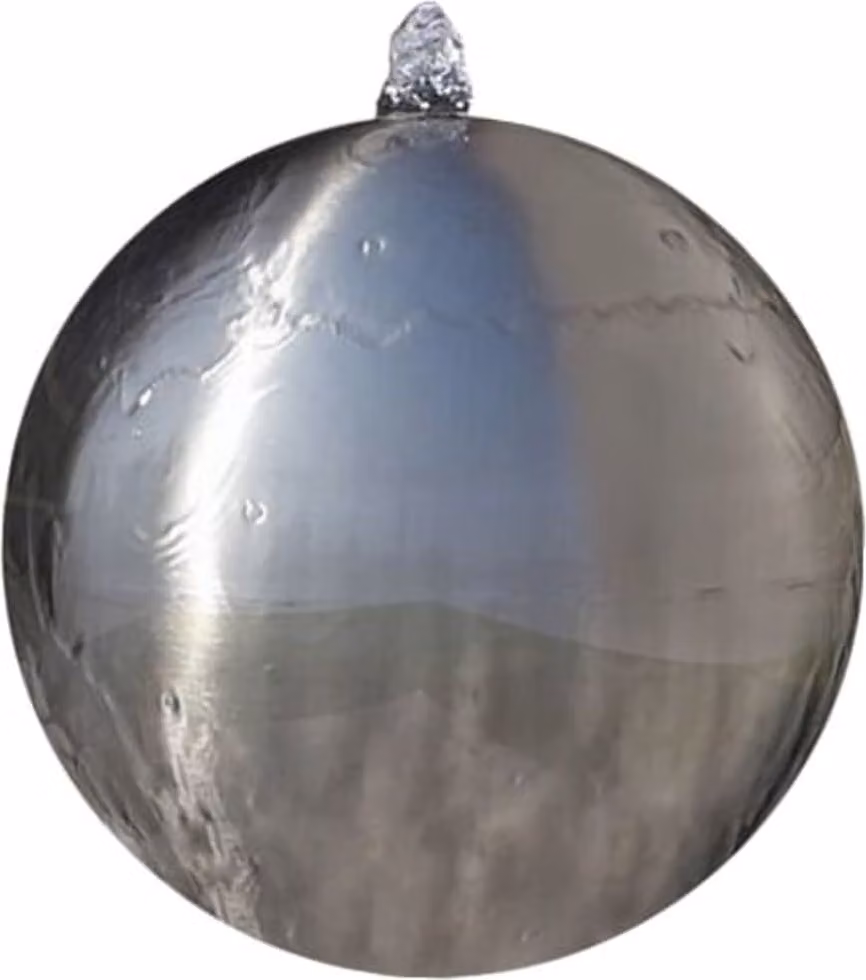 Sfera per fontana da giardino con LED in acciaio inox 30 cm
