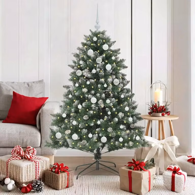 Albero di Natale artificiale moderno vidaXL Verde 150 cm