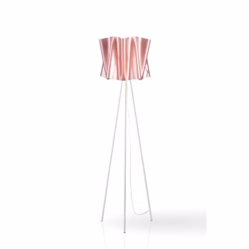 Piantana Moderna 3 Piedi Polilux ® Pink Metal E Metallo 1 Luce E27