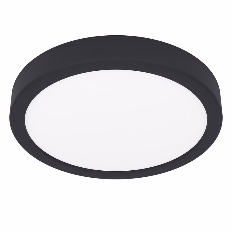 Eglo 900653 FUEVA 5 LED apparecchio a plafone 17W Ø210mm Nero Bianco Bianco caldo IP44
