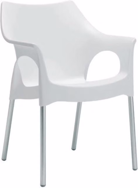 SET 4 SEDIE OLA TECNOPOLIMERO SCAB DESIGN MADE IN ITALY - Lino 11