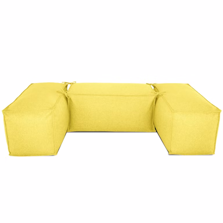 Salottino Quadrato Giallo