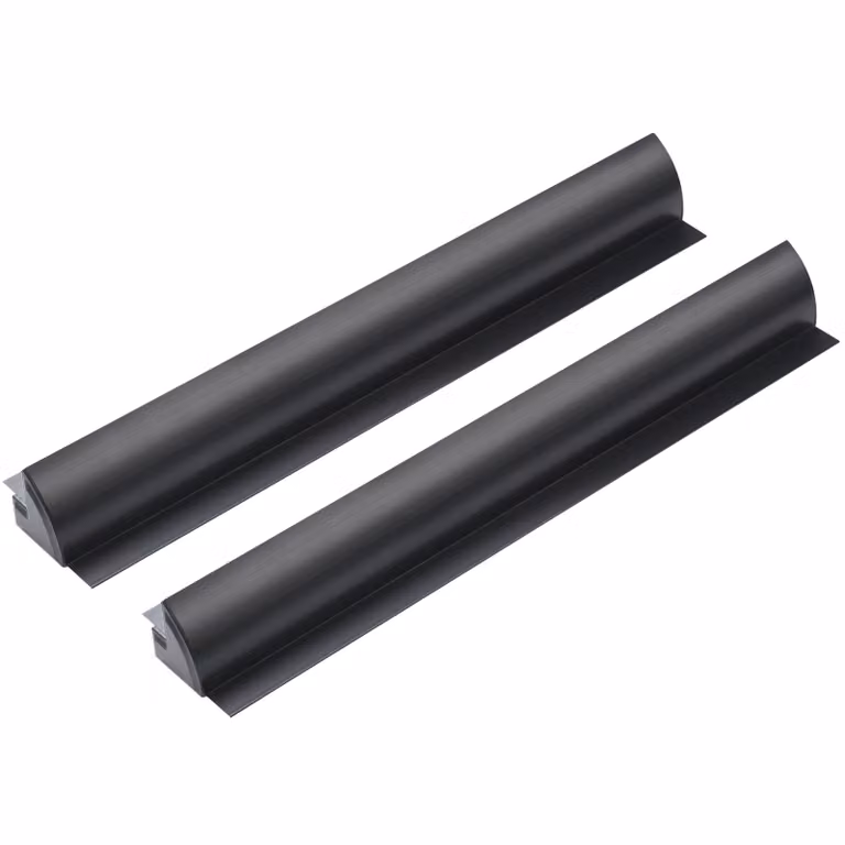 Connettore in alluminio enjoy solar® per supporto di moduli solari, colore nero, 770 mm, per camper, IVA 0%.