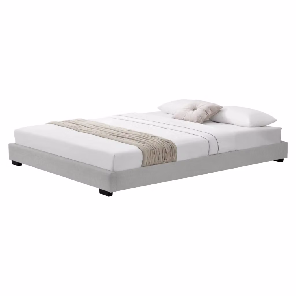 Letto Matrimoniale Hamar in Similpelle Bianco Corium L/P: 180 x 200 cm