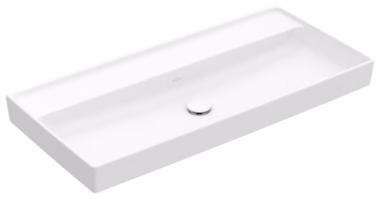 Villeroy & Boch Collaro lavabo armoire, sans trou pour robinet, sans trop-plein, 1000x470mm, 4A33A3RW, 4A33A3RW