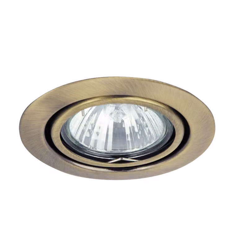 Faretto moderno da incasso relight Ø 86 cm color bronzo