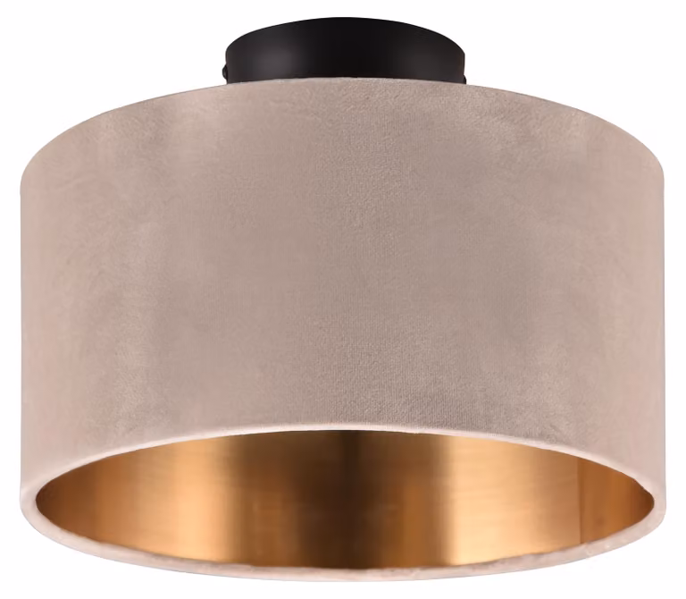 Trio Julieta plafoniera E14 a 2 pieghe ⌀30cm Beige