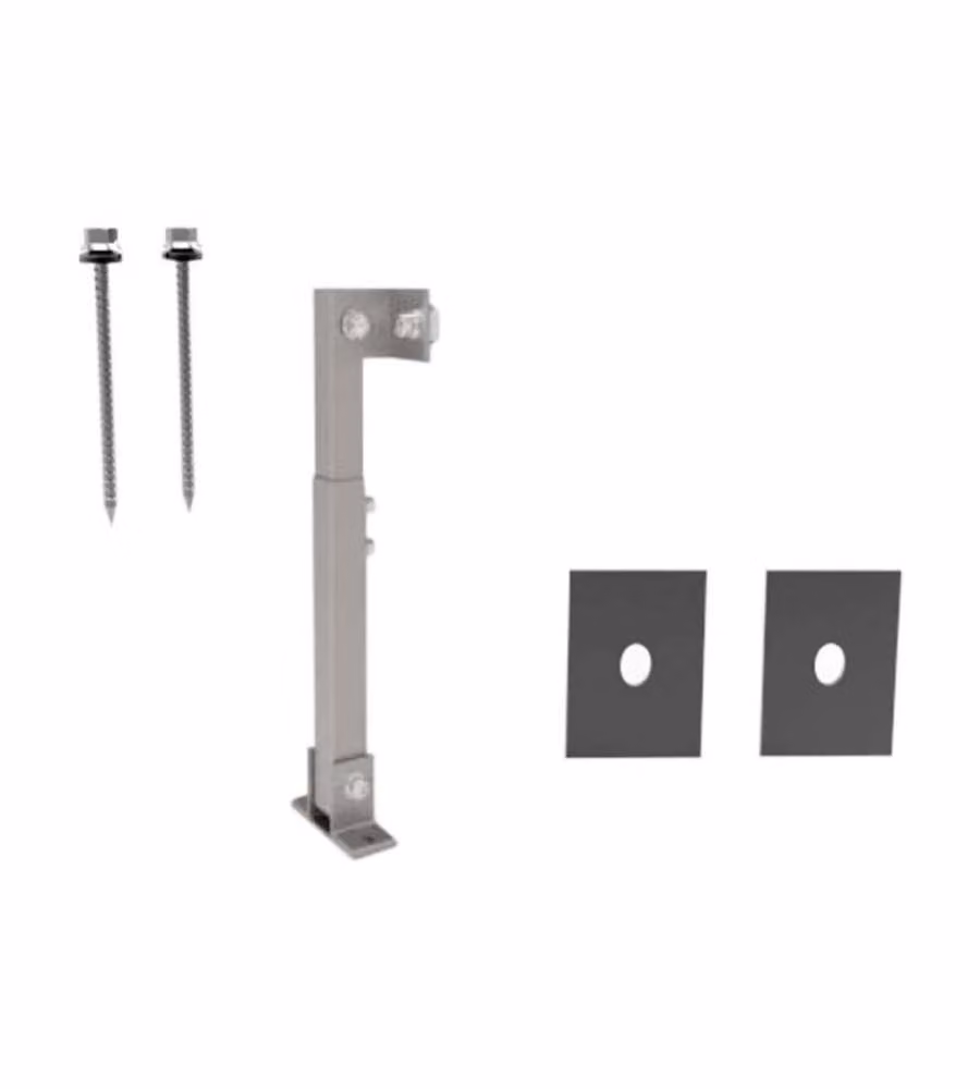 V-TAC Gamba Anteriore e Posteriore Regolabile H280-415mm/10°-15° per Moduli Fotovoltaici