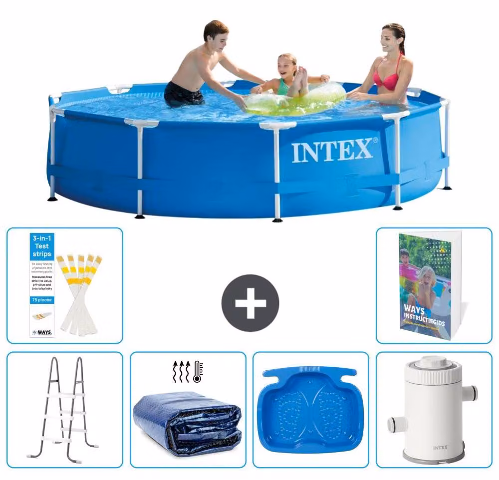 Piscina fuori terra a struttura - 305x76 cm - 5 pezzi - Modello S144