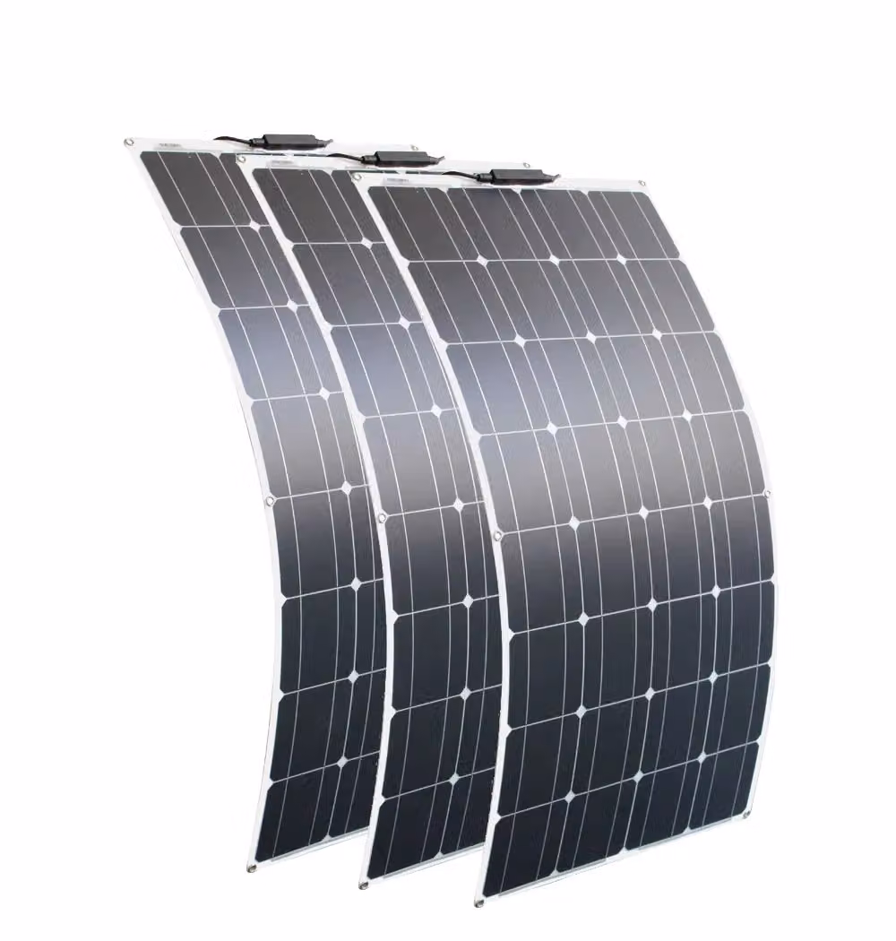 Pannello solare flessibile 100W, alta efficienza 21,8%, PET monocristallino, modulo solare 300W