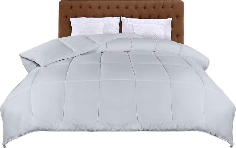 Coperta leggera da letto, 200 x 200 cm - Coperta estiva - Imbottita - Imbottitura in poliestere - Morbida e confortevole - Trapuntatura a motivo a losanghi