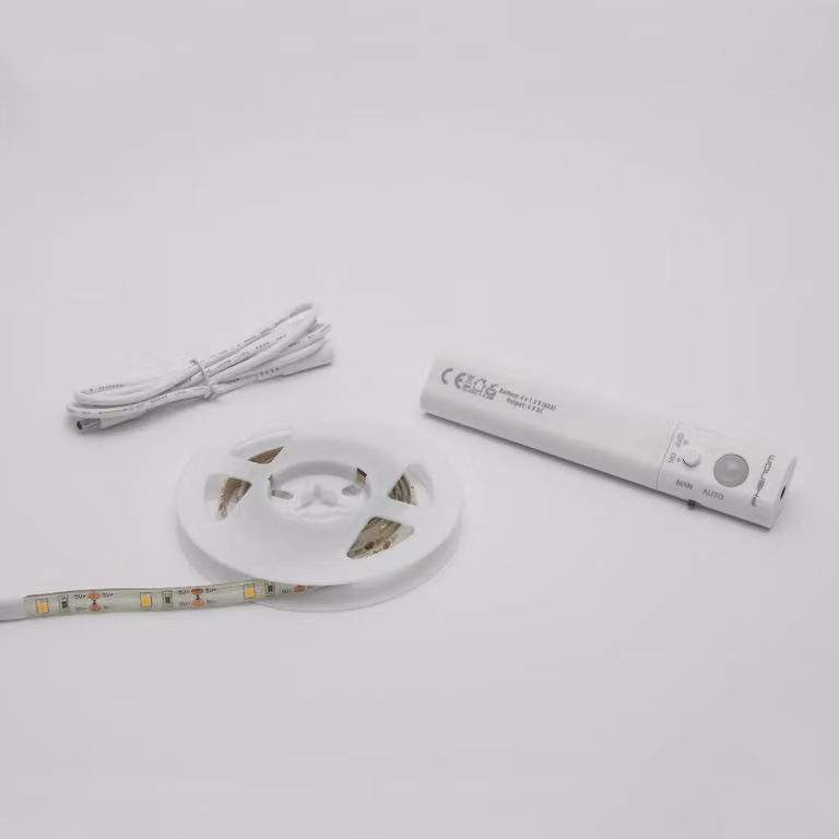 Striscia LED GLOBIZ con sensore di movimento, alimentata a batteria
