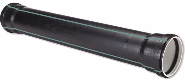 TUBO A INNESTO "ULTRASILENT" Ø90 CON 2 BICCHIERI cm 200