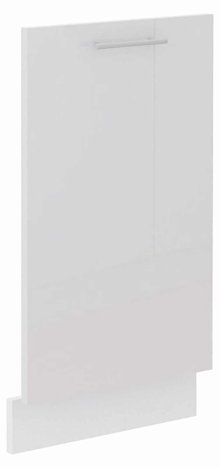 Pannello frontale per lavastoviglie da incasso totale, 45 cm, bianco lucido, cucina Lara