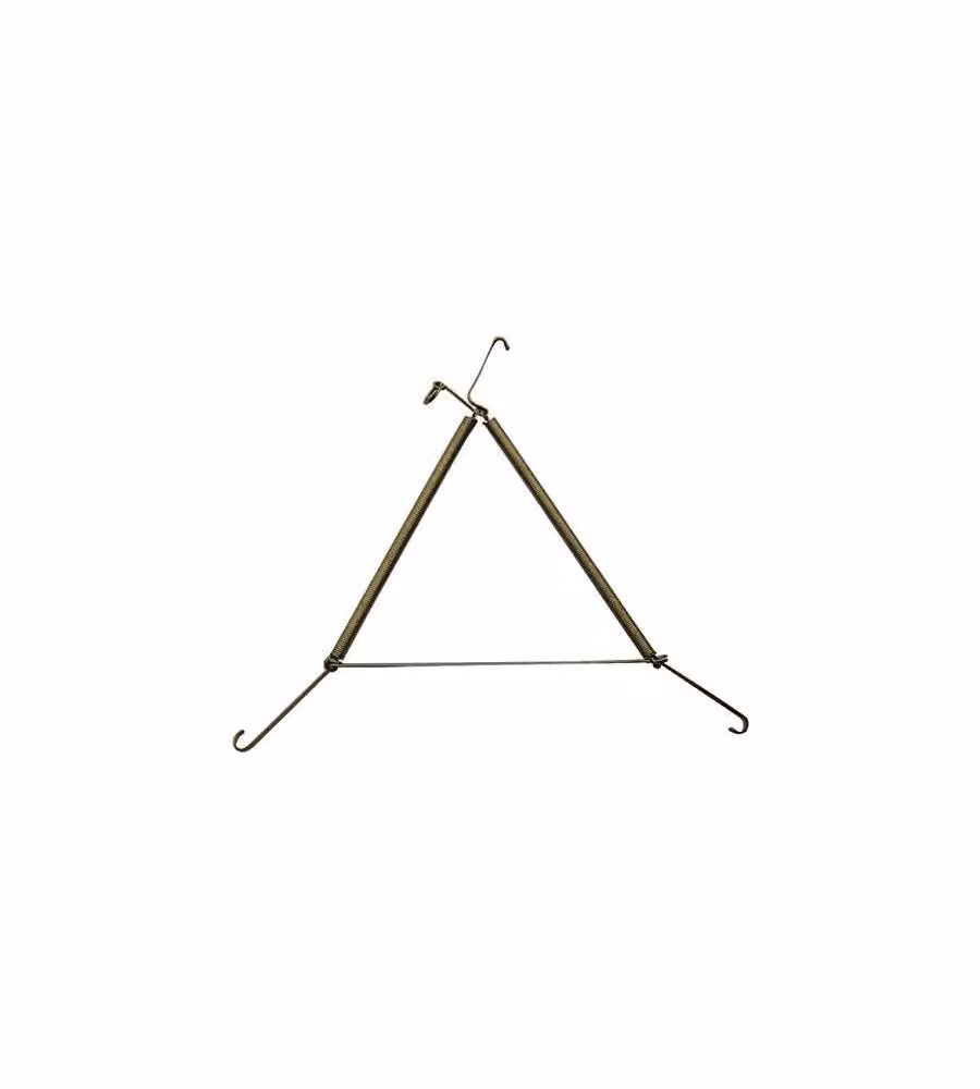 Molla Appendipiatti Placcata Oro 16-25 cm - Supporto Singolo