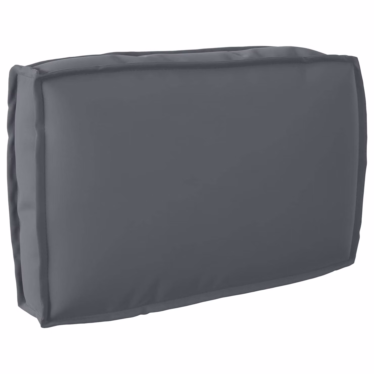 Cuscino rettangolare vidaXL in tessuto Oxford idrorepellente, colore antracite, L: 60 cm, P: 40 cm, H: 12 cm