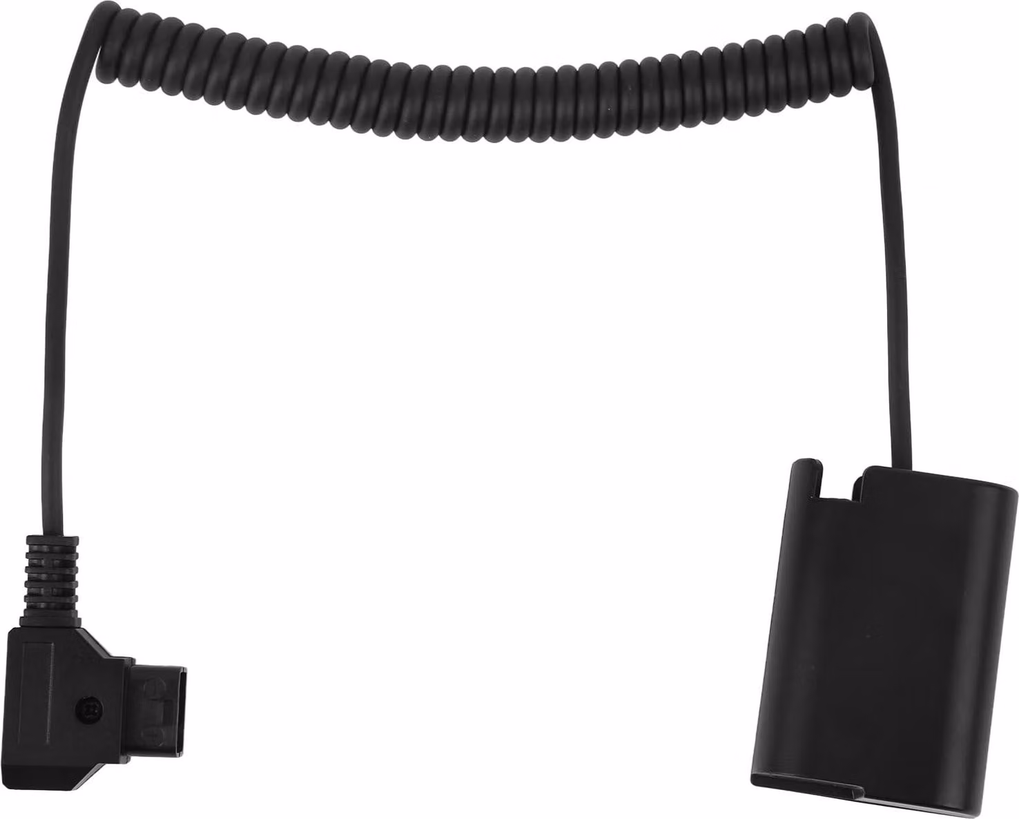 Cavo a spirale con batteria fittizia D-Tap su DMW DCC17 Adattatore batteria DMW BLK22 per fotocamera digitale Lumix S5 S5K S5GK GH5II GH6 G9