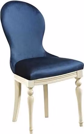 Blau Designerstuhl Stuhl Esszimmerstuhl Relaxstuhl Holzstuhl