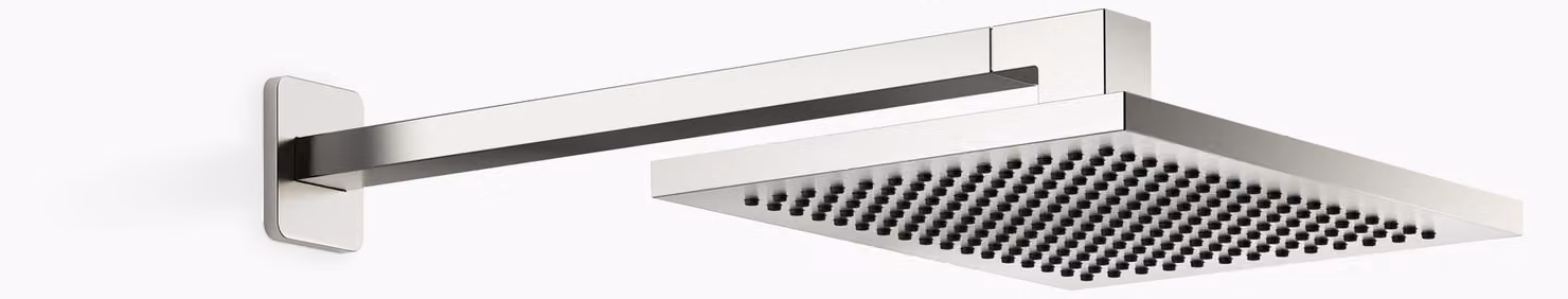 Douche de pluie LULU de Dornbracht avec fixation murale, saillie 450mm, flowReduce, 28784710-06, 28784710-06