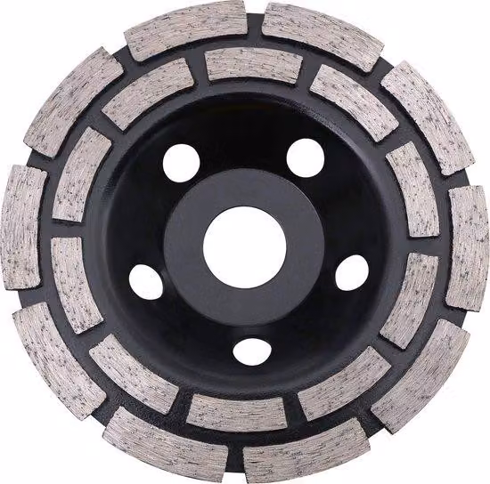 Disco abrasivo diamantato a doppio strato - Ø125mm - Disco abrasivo - Disco abrasivo diamantato a doppio strato - per cemento/granito/pietra naturale/pietra artificiale/calcestruzzo decorativo - per levigatura manuale