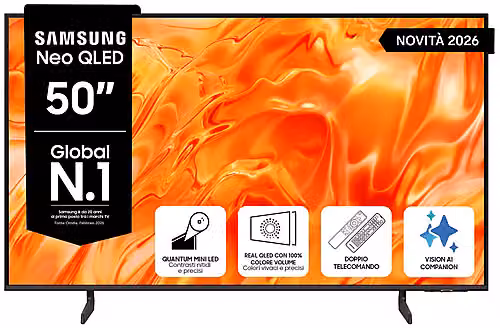 Smart TV Samsung QLED 4K Neo QLED da 50 pollici QE50QN70HAUXZT Black e Titan Gray – 2
