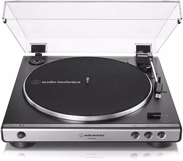Giradischi Audio-Technica AT-LP60XUSBGM a trazione a cinghia con USB, Grigio