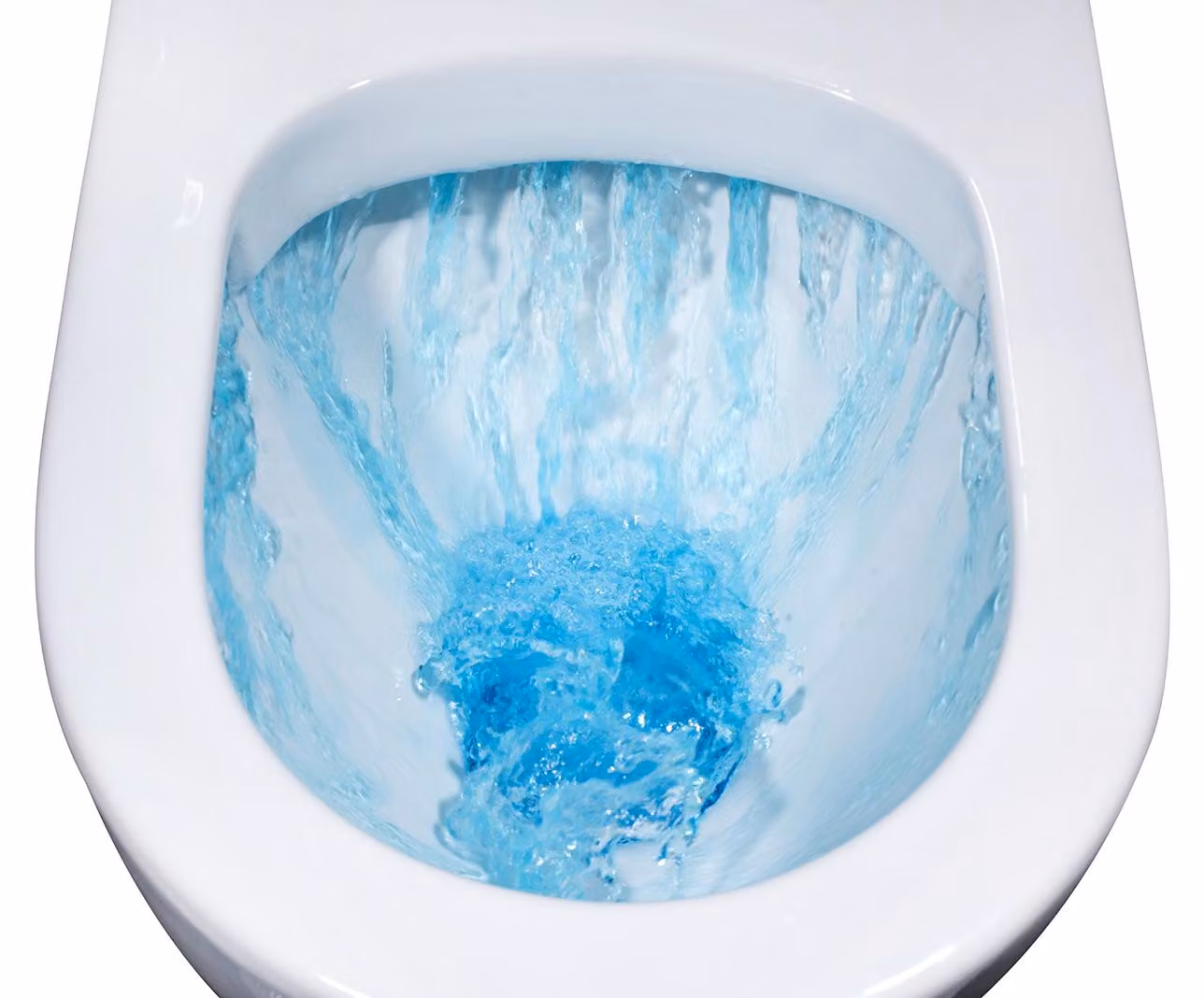 BERNSTEIN WC sospeso senza brida B-8030R in bianco - Coperchio con chiusura ammortizzata incluso
