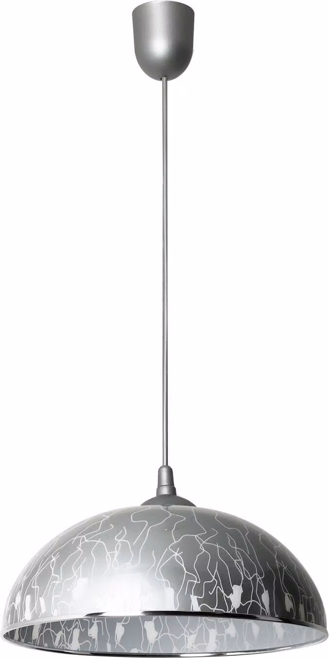 Lampada a sospensione Anja bianca 1xE27x60W in plastica, dimensioni: 70x38x38 cm, IP20, Lampex