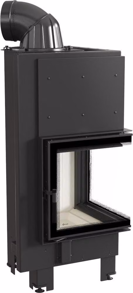 Inserto camino in acciaio KRATKI MBN destro 8 kW Ø 200