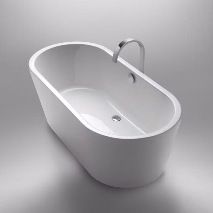 Vasca da bagno ovale freestanding Steinkamp Living, dimensioni 180 x 80 cm
