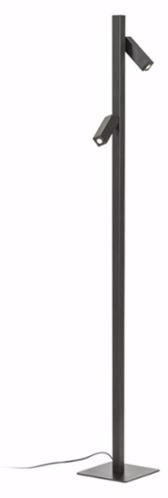 FADO Standing nero 230V LED 2x3W 45° 3000K