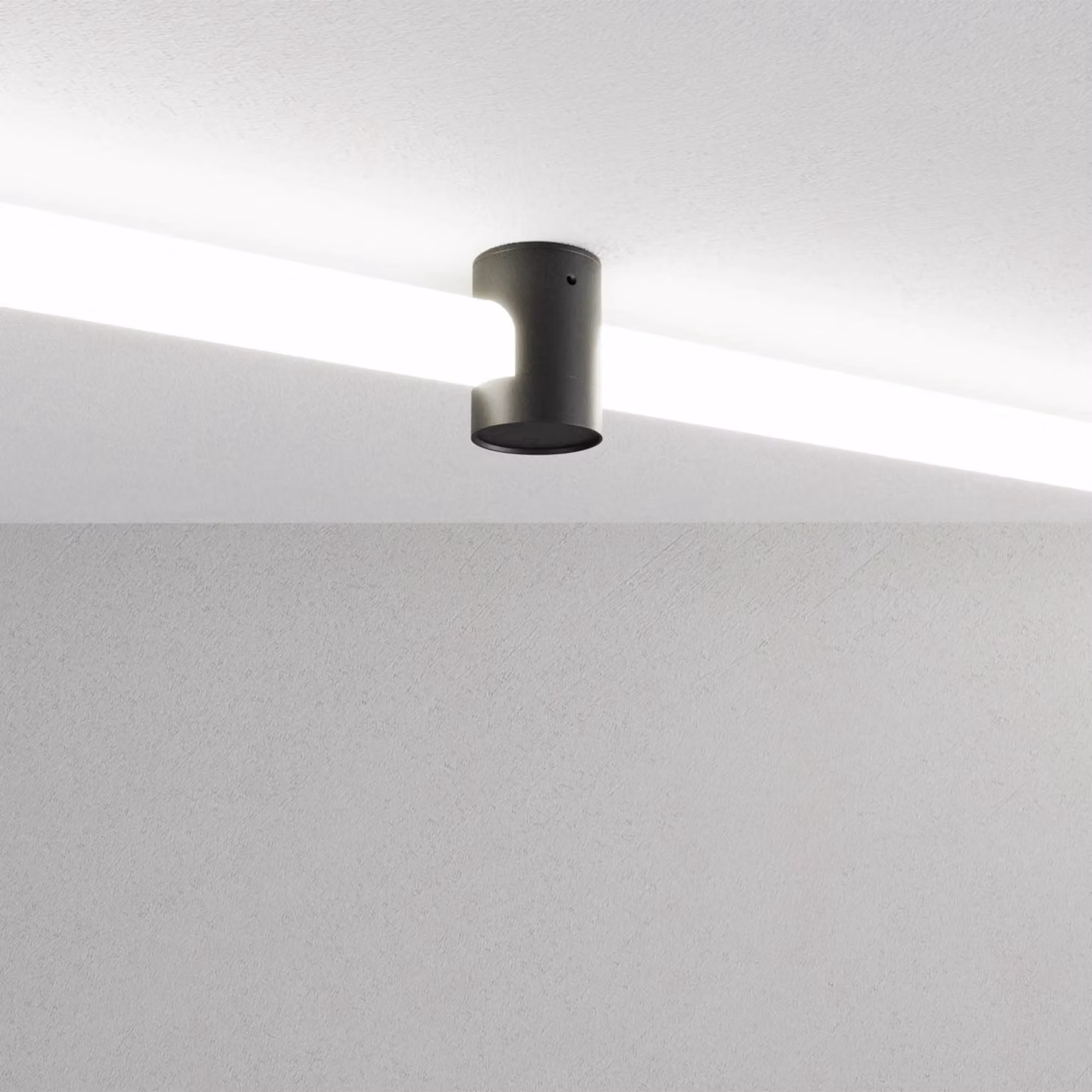 ARELUX XLOOP 25: elemento per parete/soffitto/passaggio - Biela