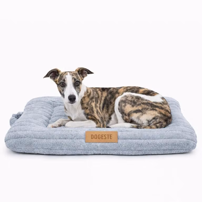 Dogeste Tuli materasso per cane 90 × 65 cm, cuccia per cane in velluto a coste, antiscivolo