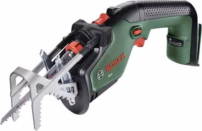 Seghetto a batteria Bosch Keo 18V, diametro di taglio 80 mm, agli ioni di litio, sistema SDS, incl. lama S644D e caricabatteria
