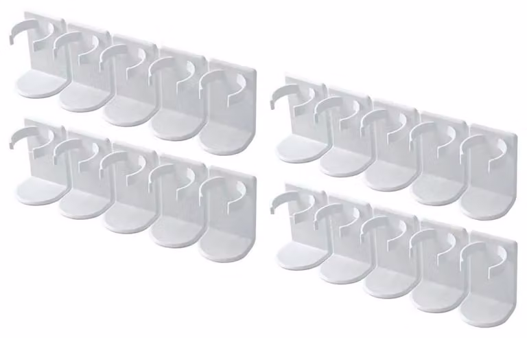 Scaffale per spezie, montaggio a parete, spazio di stoccaggio personalizzabile, 4 set