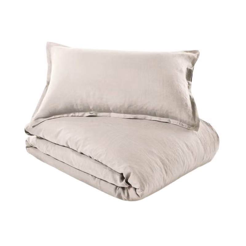 SOFFIO Parure copripiumino - Taglia: 2 piazze,Colore: SOFFIO - NATURALE BROWN
