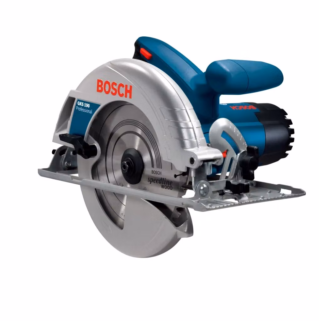 Bosch Professional GKS 190 Sega Circolare Elettrica da 1400 W, Colore Blu, Ø 190 mm con Profondità di Taglio 70 mm – 2
