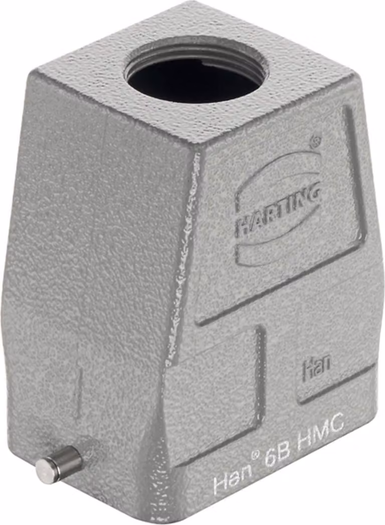 HARTING Han 6B HMC Custodia con manicotto alta, 1xM25 uscita cavo diritta, per 1 staffa (nella parte inferiore) - 1 pezzo