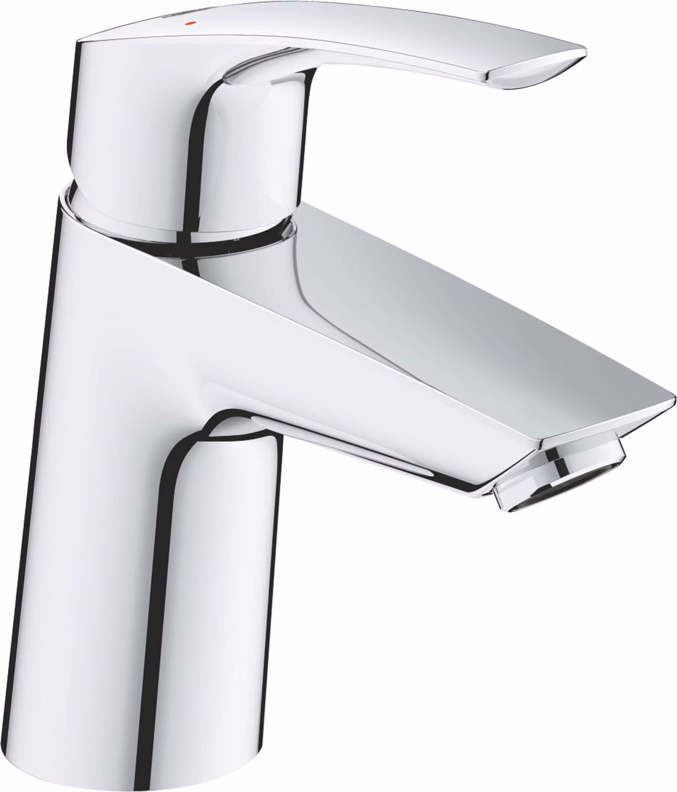 Grohe Eurosmart mitigeur monocommandé pour lavabo, S-Size, saillie 111mm, sans garniture de vidage, 23967003, 23967003